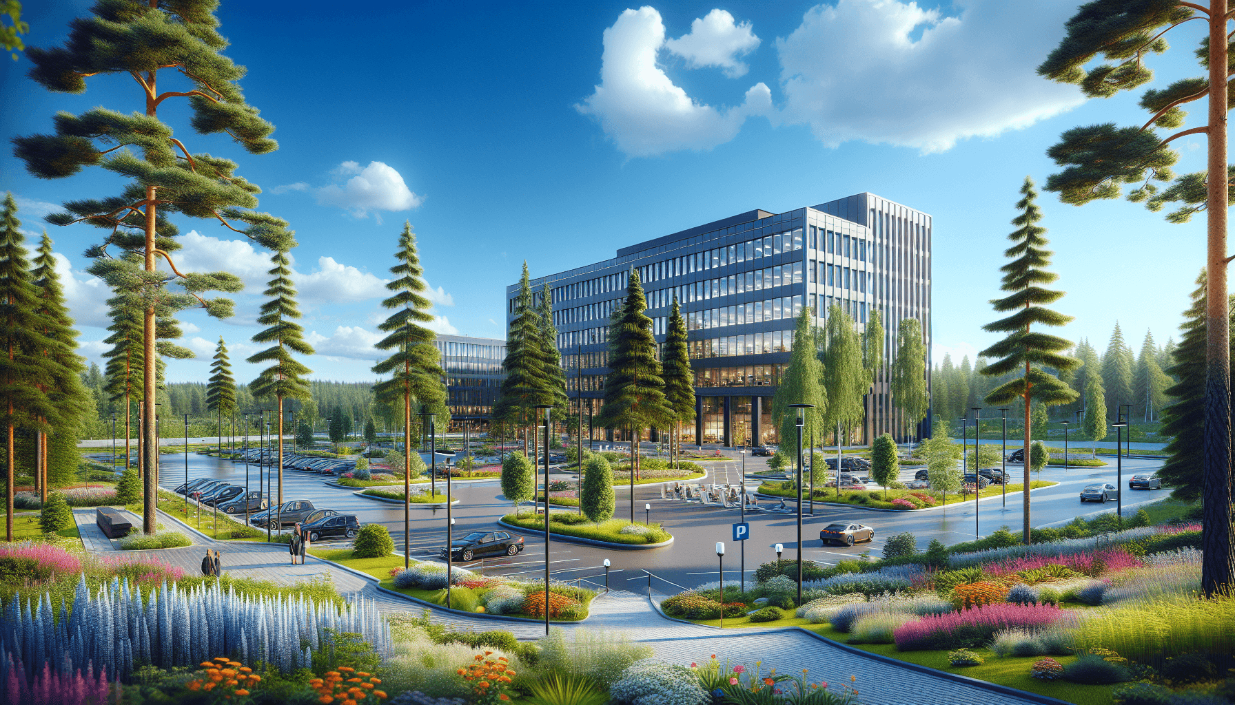 Corporate office building in Finland